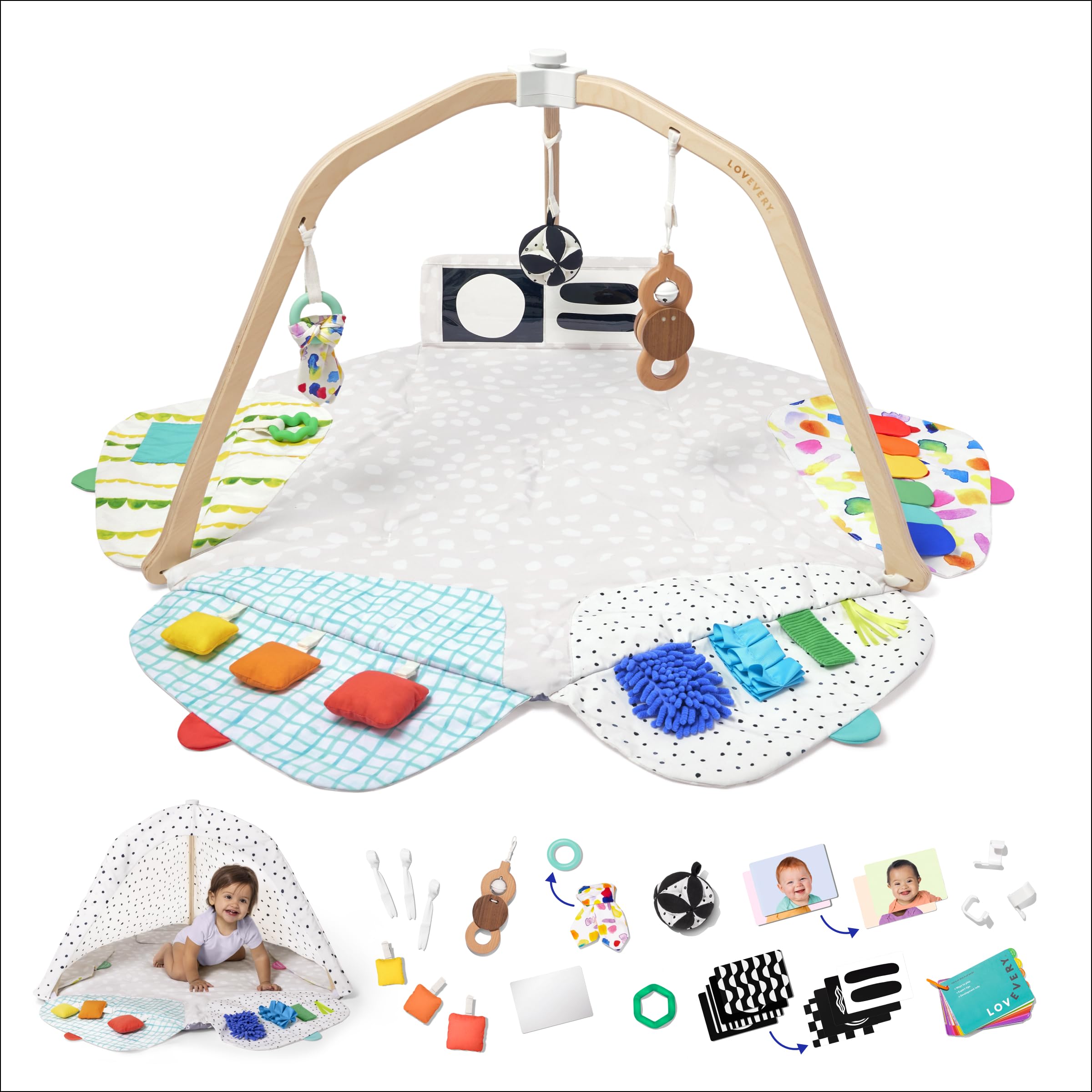 Lovevery Play Gymプレイジム / プレイマット 箱あり The Play Gym | Baby Activity & Tummy Time Mat | Lovevery